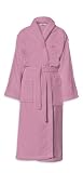 HOME LINGE PASSION PEIGNOIRS BRODE LE TEMPS D'UN BAIN 500 G ROSE TAILLE M