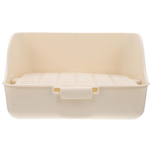 Inodoro portátil para conejos con base de plástico compacta fácil de limpiar 2