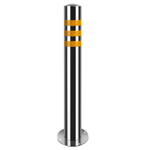 Borne de sécurité en acier inoxydable anti stationnement gênant hauteur 100 cm