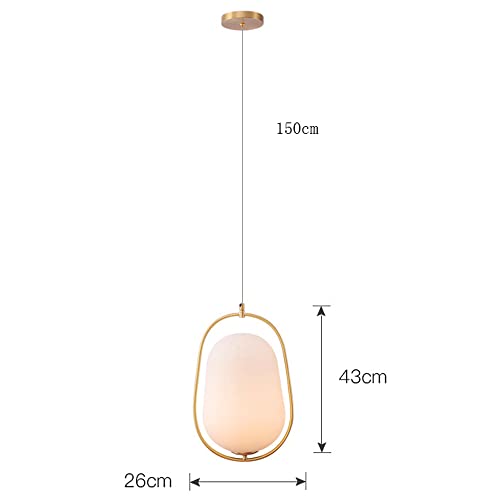 Droplight à tête simple avec long fil ajustable pour suspension moderne