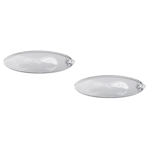 PAR LÁMPARA DE TECHO OVALADA CON DIFUSOR DE LUZ CAPPA MM, 100 X 55 FABER 2 PIEZAS NO ORIGINAL