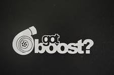 NINDE got boost? turbo honda JDM clean stance sleeper window sticker vinyl decal