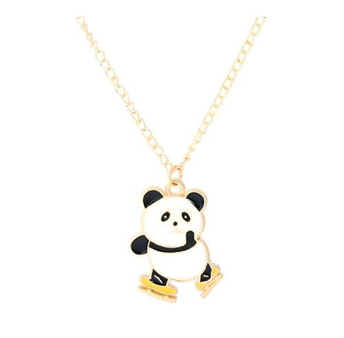 Collier Panda en Argent Sterling : bijou raffiné et élégant pour femme