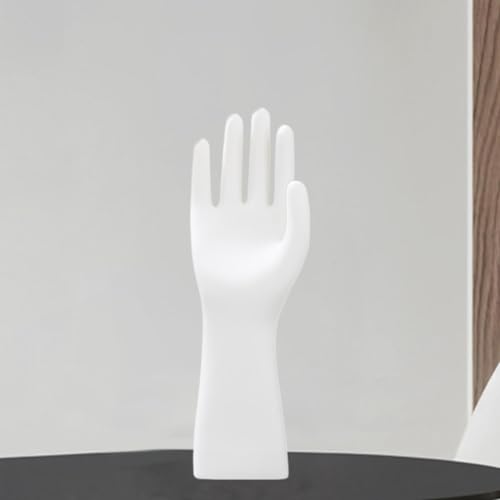 Maniquí de mano masculino blanco resistente para joyas 8