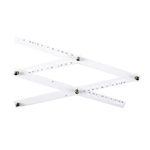 Règle de mesure d'angle Heally avec zoom intégré pour traçage précis