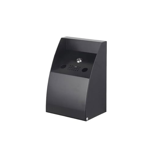 GLigeT Cendrier Exterieur Petit cendrier Mural verrouillable, Cylindre à Cigarettes en métal émaillé cuit for Zone Fumeur Cendriers