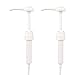 Viewnub Standard Fermeture Distributeur à Pompe pour Bouteilles de Gallon Carafe, 30 ML Dosage Blanc, 38 mm, Lot de 2