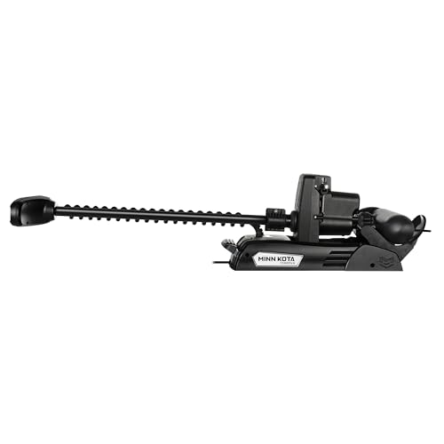 Minn Kota Riptide Terrova Quest Brushless Bow-Mount Electric Trolling Motor – 90/115 Lb. Thrust, 60 in. Shaft, Saltwater, Black