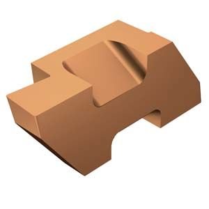 PART NO. SVK44429 TLG-3047L 1125, Sandvik Top Lok, Carbide Insert for Grooving, Seat Size - 3