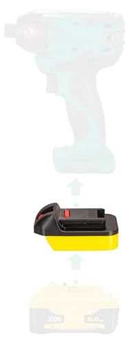 Adapter for DeWalt 20V Li-ion Batteries to Power for Masterforce Boost 20v Tools NOT for Charging Adapter Only