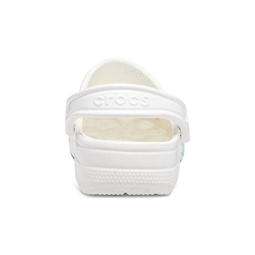 Image of Crocs Unisex Men's and Women's Classic Graphic Clog, Multi, 7 US