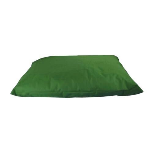 L S U Waterproof Dog Bed Removable Zipped Cover Washable Cushion - Paw Print (Green Cushion Cover + inner pad) — image 1