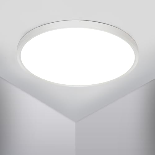 Osairous Plafoniera LED Soffitto, Ø50cm 42W Plafoniere moderna, IP44 Lampada