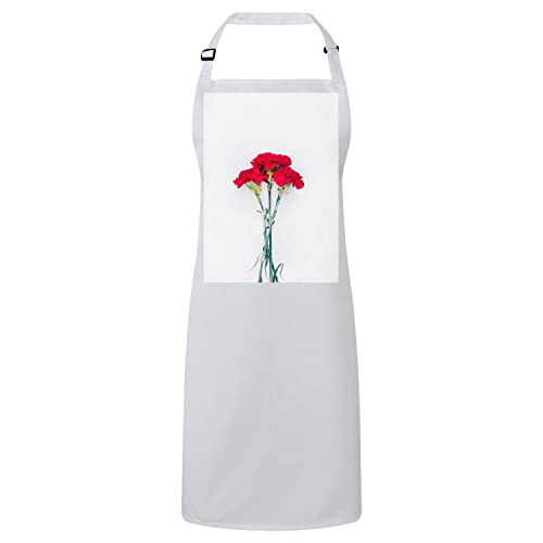 Tablier de cuisine fleurs champêtres pour repas en famille et barbecue