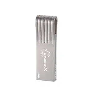 CYBERX CY295 32 GB Metal Body Flash Drive USB 2.0 Type A Pendrive (Metallic Chrome)