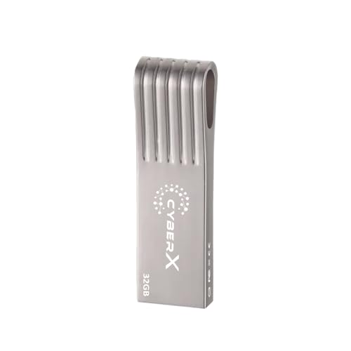 CYBERX CY295 32 GB Metal Body Flash Drive USB 2.0 Type A Pendrive (Metallic Chrome) (B0CZS2HGZM) Amazon Price History, Amazon Price Tracker