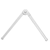 Clé à angle réglable pour meuleuse : la mâchoire ajustable de cette clé à angle permet de l'utiliser sur des meuleuses d'angle de différentes tailles