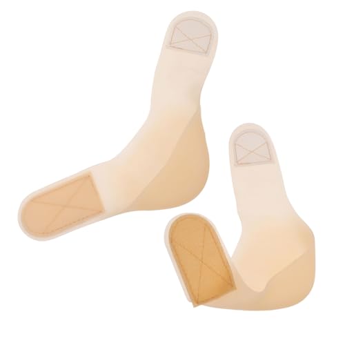 IWOWHERO 1Pair Heel Guards for Feet Care Cracking Foot Protectors for Dry Skin Relief Durable Comfortable Heel Covers for Daily Moisturizing Protection