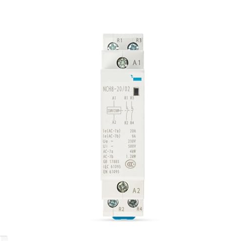 Contacteur domestique AC 230V NCH8 pour automatiser le chauffage