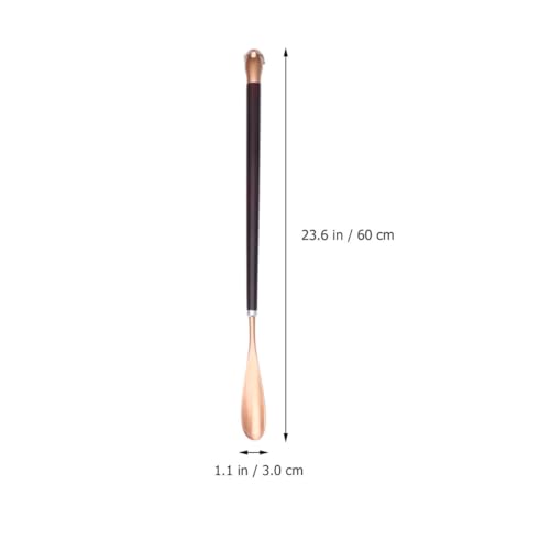 Chausse-pied long design tête de dauphin idée cadeau chic or - 2