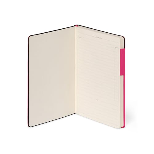 Miniatura 2 de Legami - My Notebook, Cuaderno De Rayas De 6 Mm, Raspberry, Medium, Papel Certificado Fsc, 192 Páginas, Tapa Blanda, Cierre Elástico, 13 X 21 Cm