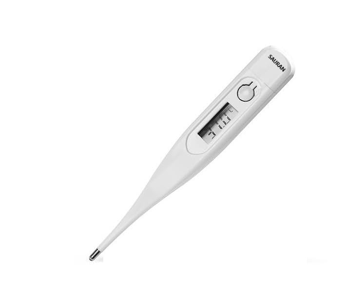 SAURAN Digital Thermometer Water Resistant For Easy Cleaning White, LCD Display,-image-43