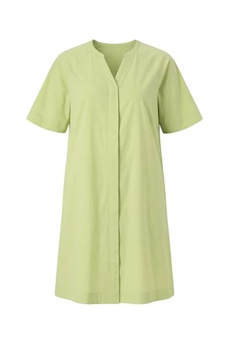 Robe midi femme ample en popeline de coton à coupe trapèze fluide