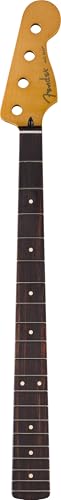 Player II Series Jazz Bass Neck, 22 Medium Jumbo Frets, Rosewood, 9.5