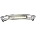 Evan Fischer Front Bumper Compatible with2011-2012 Ram 1500, Fits 2009-2010 Dodge Ram 1500 Chrome with Rectangular Fog Light Holes All Cab Types