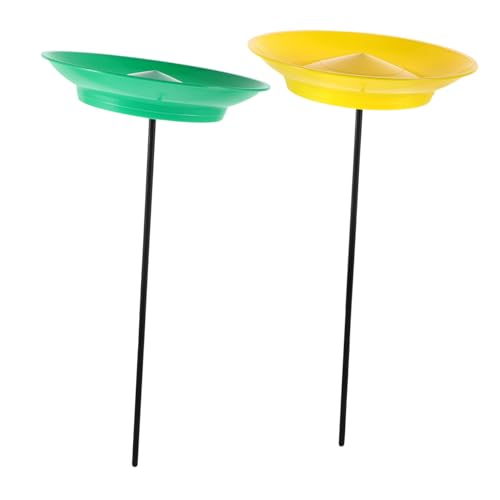 UPKOCH Juggling Props Set for Beginners 2pcs Juggling Sticks Plates for Boys and Girls Adults Circus Performance Toys