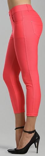 Image of Prolific Health Women's Jean Look Jeggings Tights Slimming Many Colors Spandex Leggings Pants Capri S-XXXL
