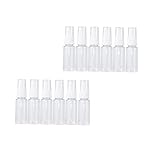 STOBAZA 12 piezas Botellas de Spray Transparentes para Maquillaje y Cosméticos Recargables Portátiles para Viaje y Uso Diario