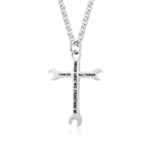 Bijoux de mode cadeaux avec pendentif croix et clé pour un anniversaire réussi