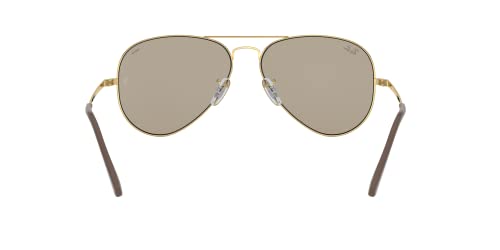 Image of Ray-Ban Unisex Polarized Pilot Sunglasses - 0RB3689