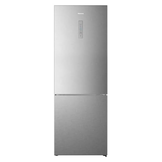 Hisense Fridge Freezer 60/40 Total No Frost - Inox Look - RB645N4BIE