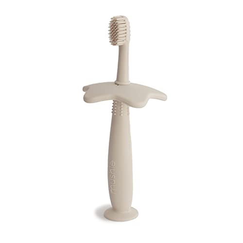 mushie Star Toddler Training Toothbrush (Shifting Sand)