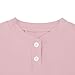 Boys Long Sleeve Shirt Layering Breathable Soft Cotton Button Down T-Shirt Casual Solid Colors Slim (Pink, 15-16Years)