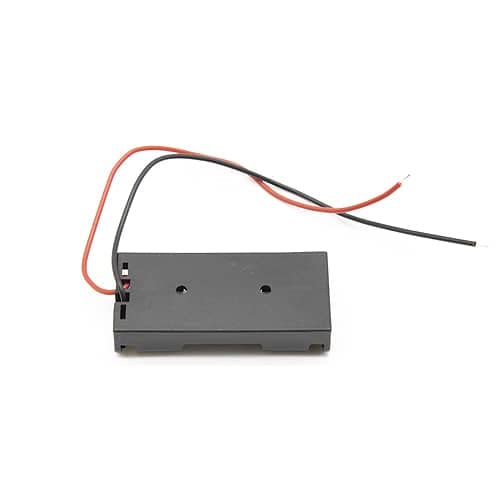 Porte-piles Pour 2 Piles N (FR1/HR1/LR1) - Noir - 38x27,6x14 Mm - Pour Arduino, Projets électroniques DIY - 11