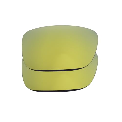 Verres polarisés Oakleys or 24 carats haute définition pour monture Carter de moteur