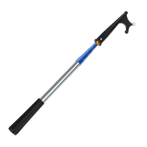 KOMCLUB Telescopic Boat Hook Docking Extension Pole Hook Push Stick Scratch-Resistant, Sturdy Design and Durable Lightweight for Boating Accessories