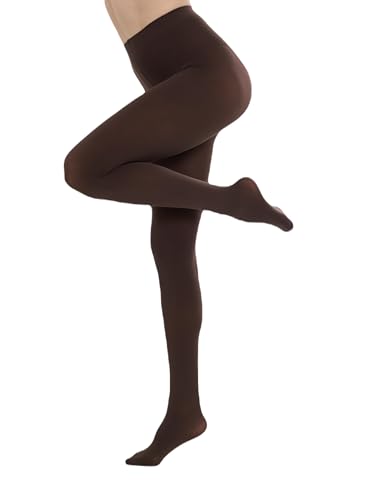CozyWow Medias sem opacas en color liso para mujer 80D