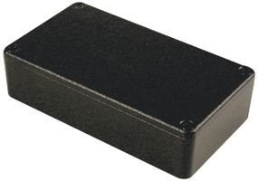 HAMMOND 1550QBK ENCLOSURE, INSTRUMENT, ALUMINIUM ALLOY, BLACK (10 pieces)