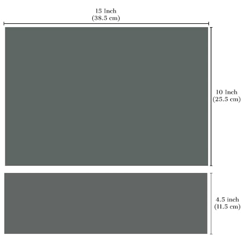 Image of Full Laptop Skin Stickers HD Quality Sticker for Laptops Upto 15.6 inch (Dustproof|Waterproof|Scratchproof|Reusable) - BE Grey FL4 (2074)