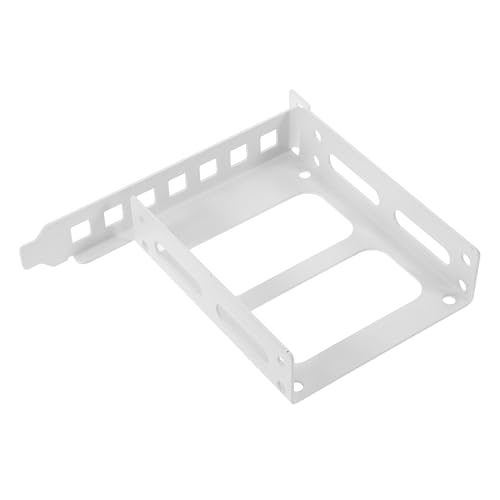 MOLUCKFU Supporto Metallico Per Hard Disk Da Montare Sul Pannello Posteriore Per Slot Pci Vassoio Per Hard Drive Per Installazione Computer Supporto Per Ssd e Hdd Con Ottimizzazione Spazio