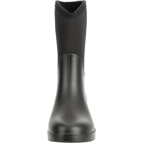 RL24 - Gummistiefel Basicline – Thermostiefel für Stall & Weide – wasserdichte Stallstiefel – Allwetter-Stiefel halbhoch – Thermo-Reitschuhe in schwarz – Unisex Winterschuhe in Größe 39