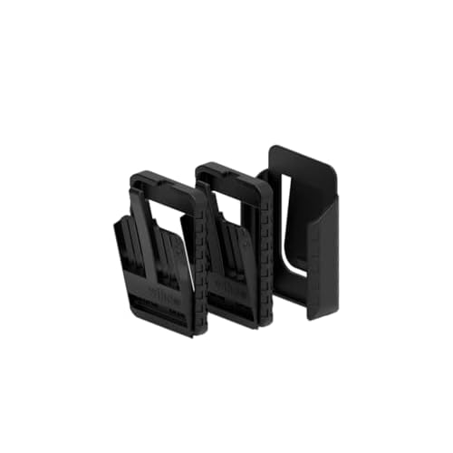 Wiha 43164 slimBit-Boxleer 2 Stk Bit Box mit Gürtelhalter leer, Schwarz, 2 Tlg