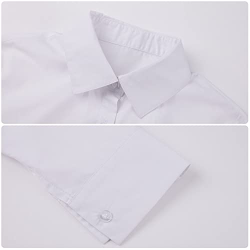 AwwwCos Men The Musical Cosplay Costume Gray School Uniform Shorts Skirt with Tie Halloween Party Outfit