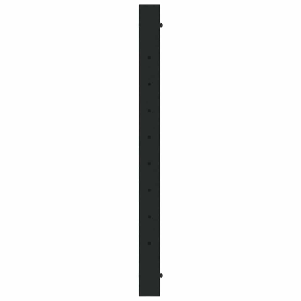 vidaXL Estructuras de Banco de Trabajo, Juego de 2, Extensible 55x(69–95,5) cm, Metal con Recubrimiento en Polvo, Negro, Altura Ajustable, Estilo Industrial, para Espacio de Trabajo en Casa o Mesa