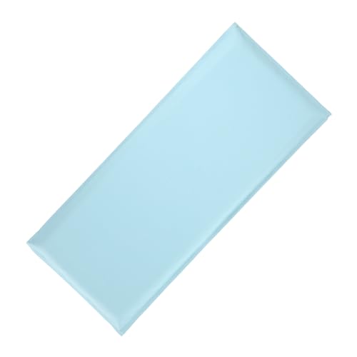 HEATSHAKING Cojín de Pared Anticolisión Azul de PVC Autoadhesivo para Decoración Protectora en Habitaciones Infantiles y Fondo de Pared