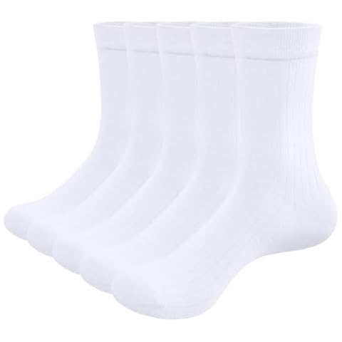 YUEDGE Women's Lightweight Cotton Dress Socks Cover